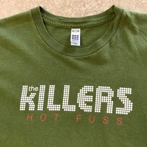 The Killers Hot Fuss retro T Shirt - Green